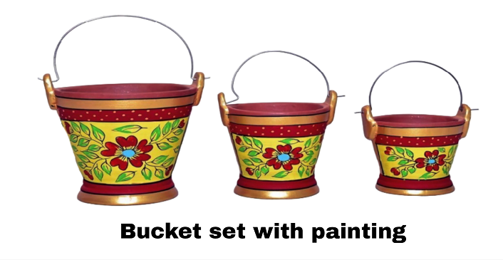 Bucket Set With Painting