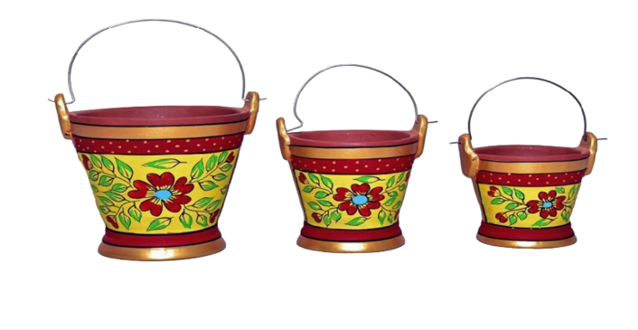 Bucket Set With Painting