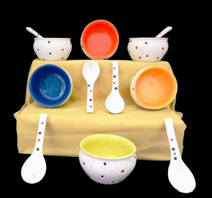 Ceramic Soup Bowl Set