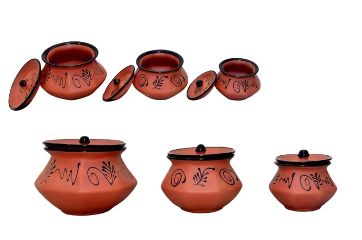 Pahal Handi Set Glazed