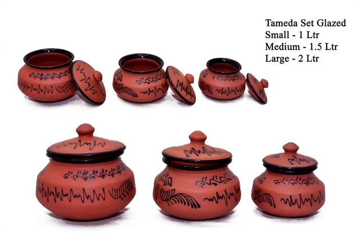Pahal Handi Set Glazed