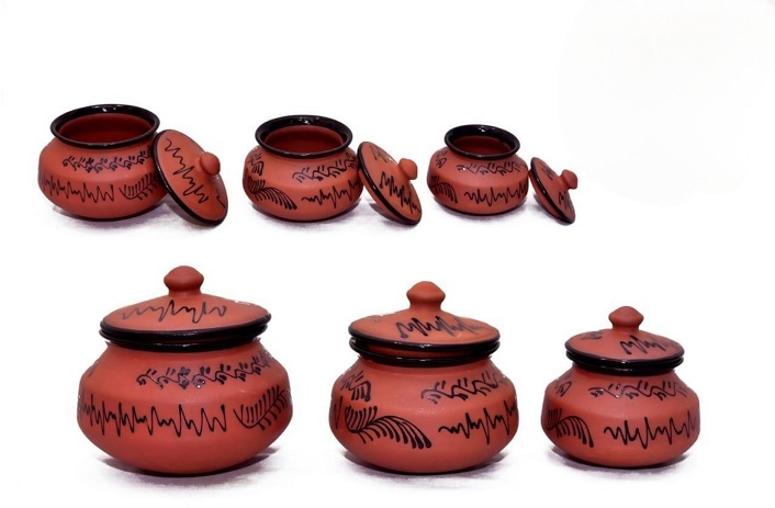 Pahal Handi Set Glazed