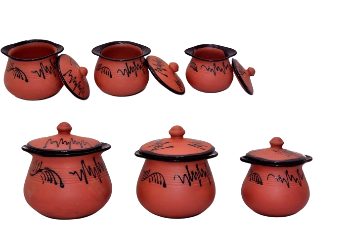 Pahal Handi Set Glazed