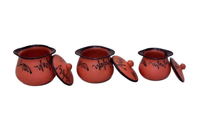Pahal Handi Set Glazed
