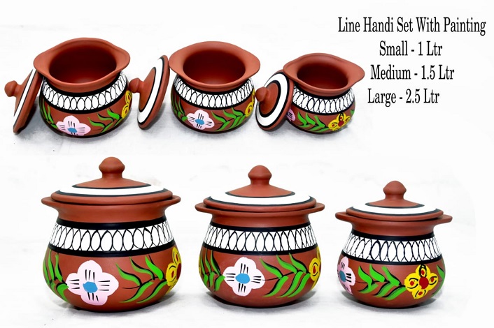 Pahal Handi Set Glazed