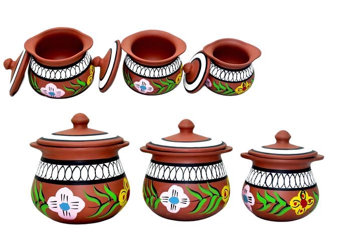 Pahal Handi Set Glazed