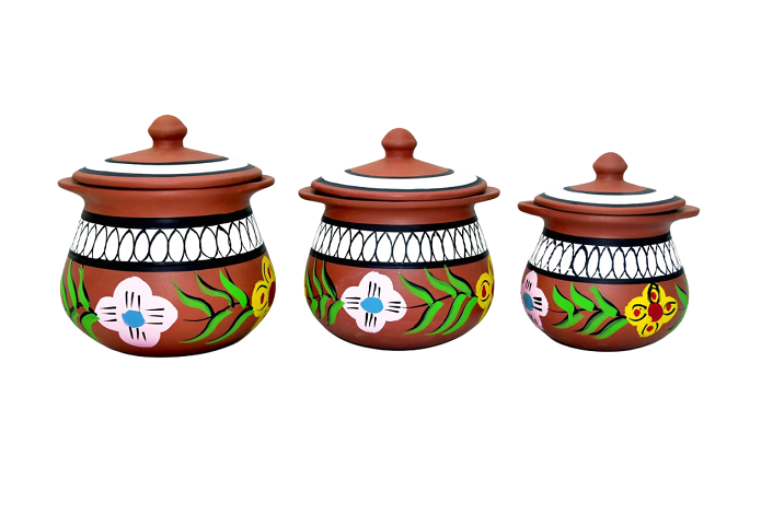Pahal Handi Set Glazed