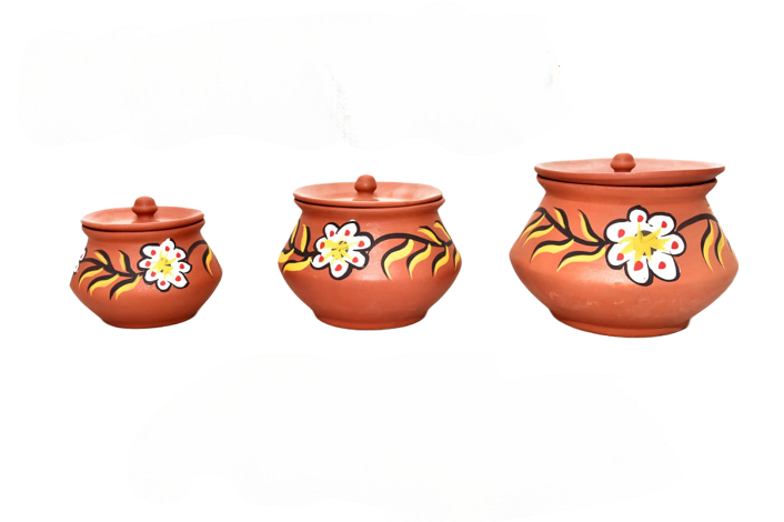 Round Handi Set Painting