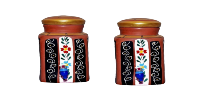 4 LTR Square Water Jar With Amazing Painting
