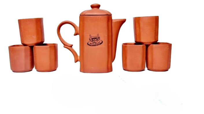 Elegant Clay Jug Set