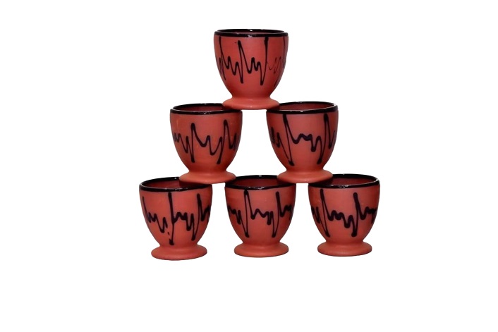 M-2 Clay Jug Set Glazed